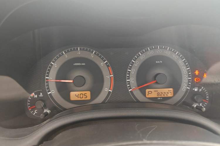 Used Toyota Corolla 2013 Special Edition 1.6L Automatic GL Cool Model Odometer Close Up