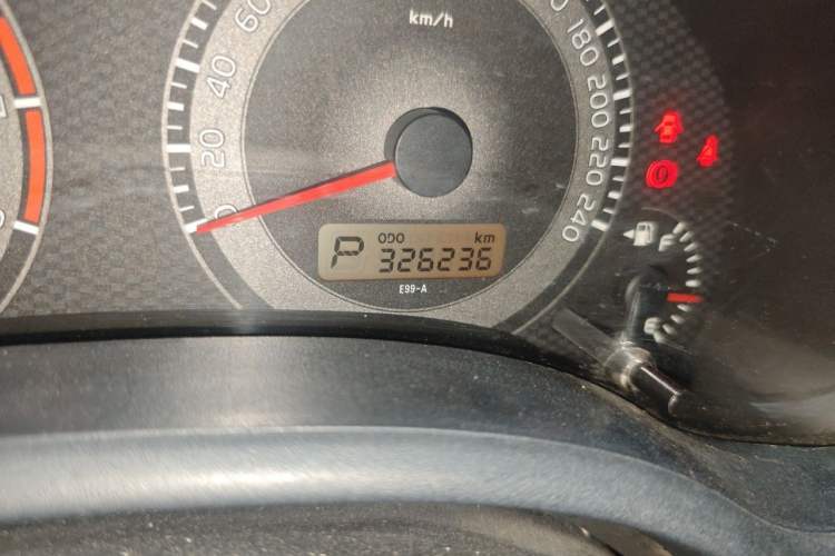 Used Toyota Corolla 2013 Special Edition 1.6L Automatic Cool GL Model Odometer Close Up