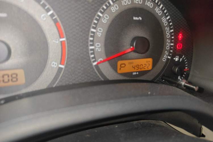 Used Toyota Corolla 2013 Special Edition 1.6L Automatic GL Cool Model Odometer Close Up