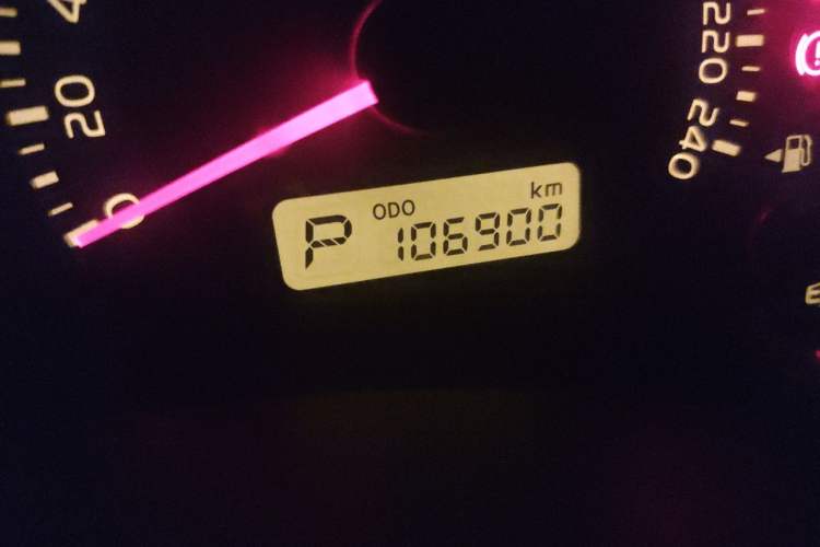 Used Toyota Corolla 2013 Special Edition 1.6L Automatic Cool GL Model Odometer Close Up