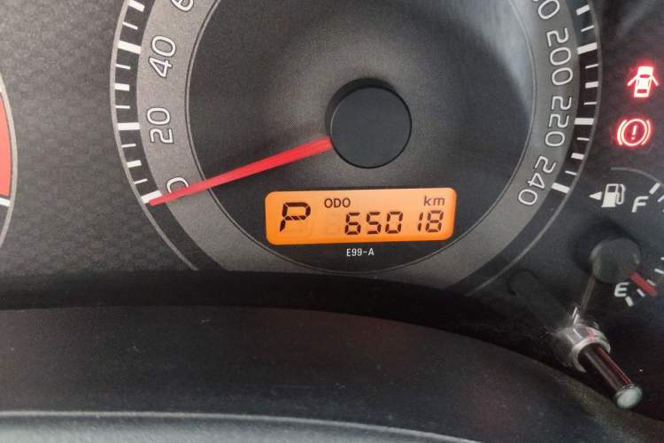 Used Toyota Corolla 2013 Special Edition 1.6L Automatic Cool GL Model Odometer Close Up