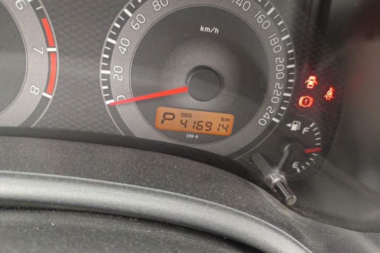 Used Toyota Corolla 2013 Special Edition 1.6L Automatic GL Cool Model Odometer Close Up