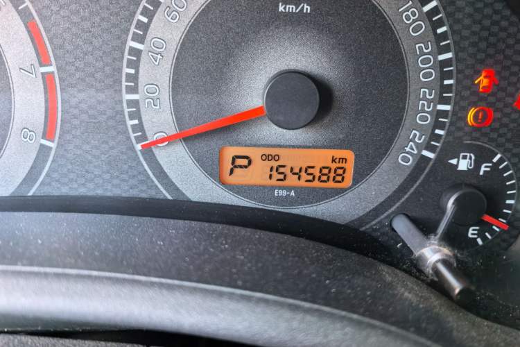 Used Toyota Corolla 2013 Special Edition 1.6L Automatic Cool GL Model Odometer Close Up