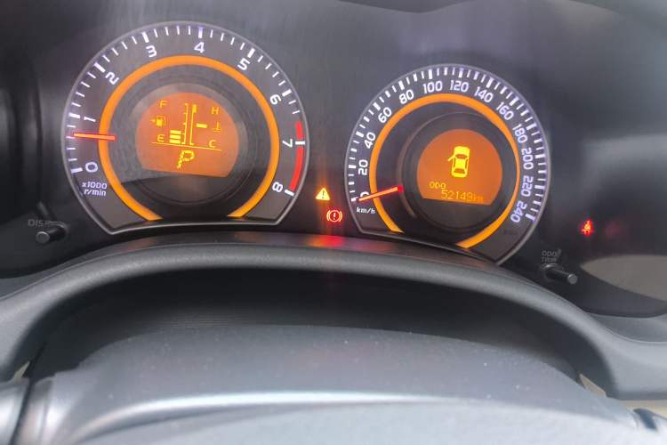 Used Toyota Corolla 2013 Special Edition 1.8L CVT ZhiKu GL-i Odometer Close Up