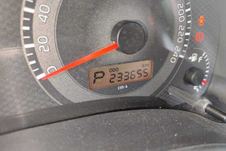 Used Toyota Corolla 2013 Special Edition 1.6L Automatic GL Cool Model Odometer Close Up