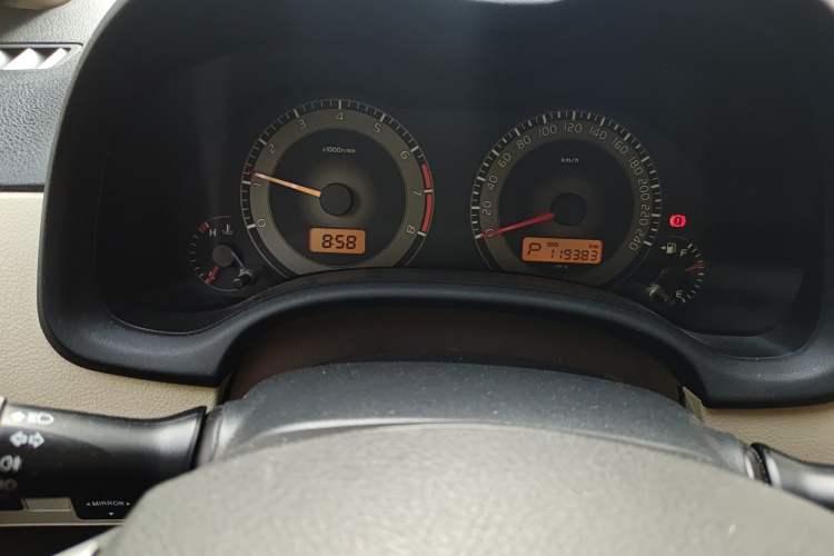 Used Toyota Corolla 2013 Special Edition 1.6L Automatic Cool GL Model Odometer Close Up