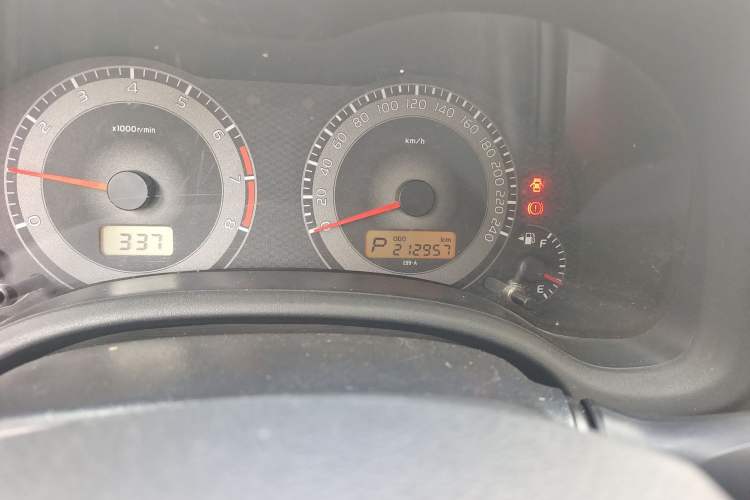 Used Toyota Corolla 2013 Special Edition 1.6L Automatic GL Cool Model Odometer Close Up