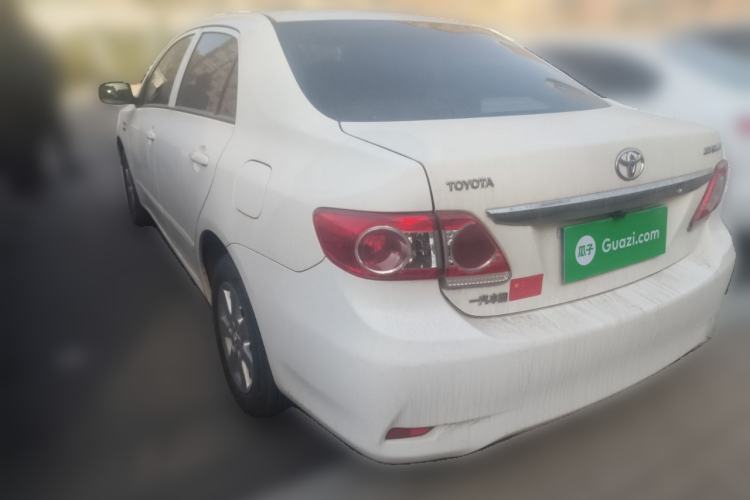 Used Toyota Corolla 2013 Special Edition 1.6L Manual – Cool GL Model Rear Left 45 Deg