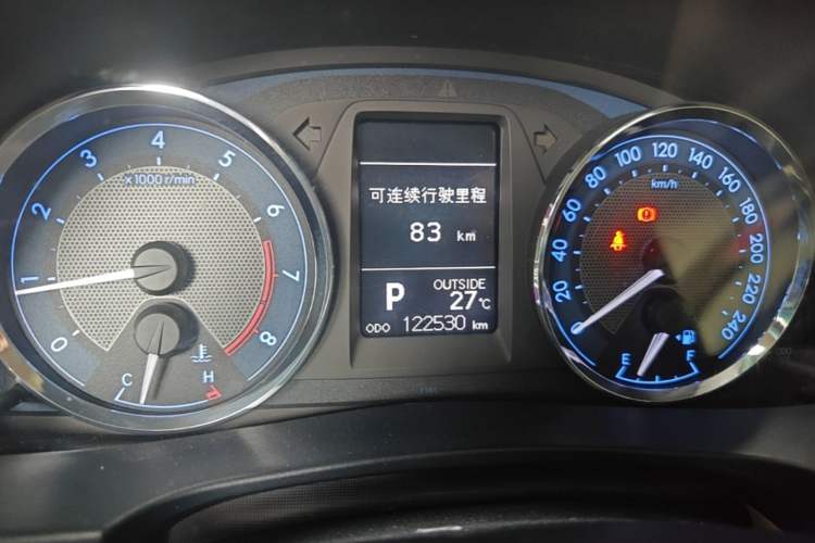 Used Toyota Corolla 2014 1.6L CVT GL-i Instrument Cluster
