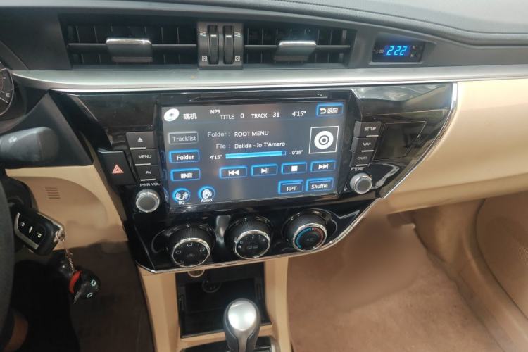 Used Toyota Corolla 2014 1.6L CVT GL Audio And AC Panel