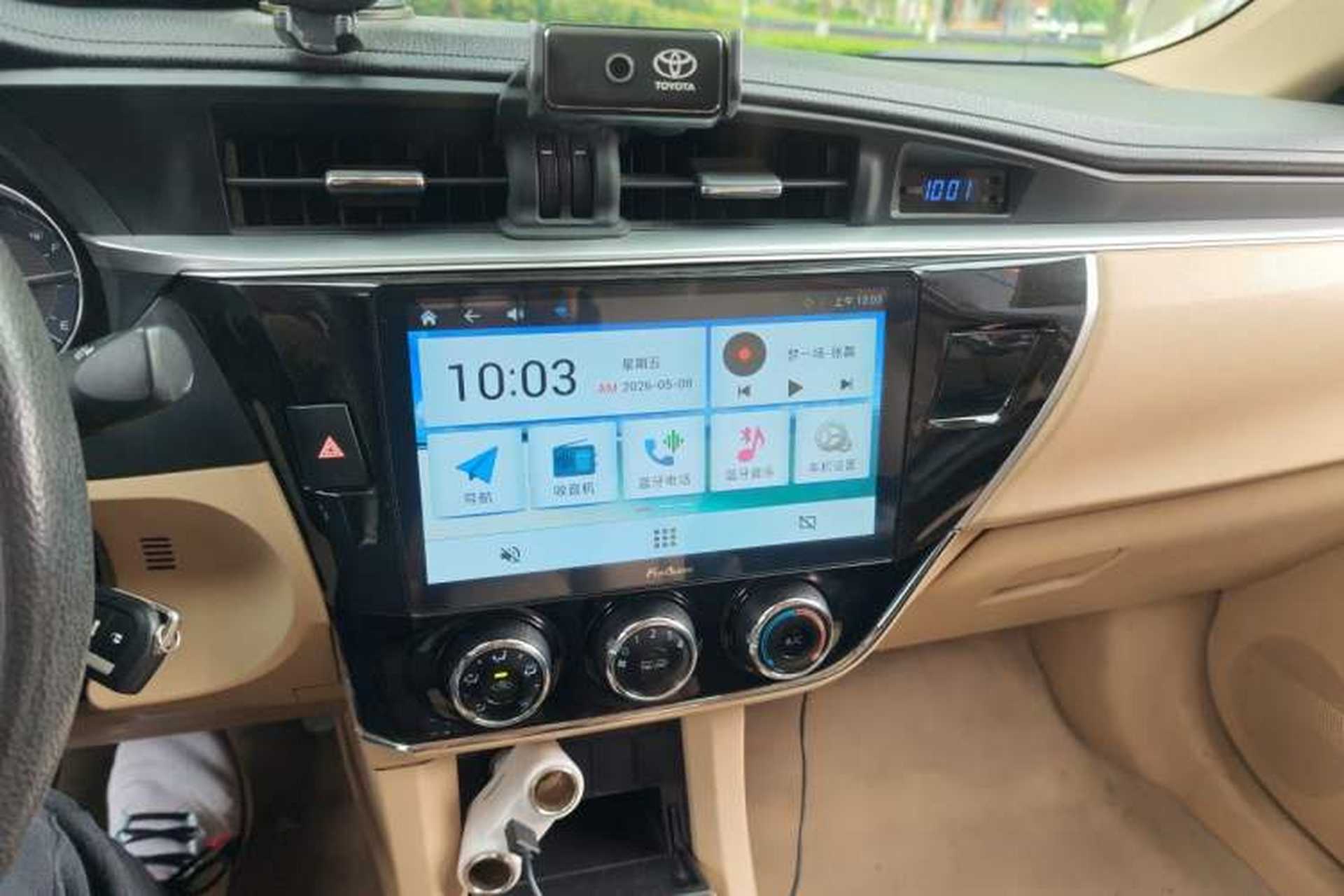 Used Toyota Corolla 2014 1.6L Manual GL Audio And AC Panel