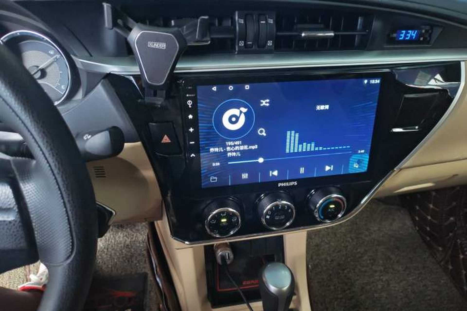 Used Toyota Corolla 2014 1.6L CVT GL Audio And AC Panel