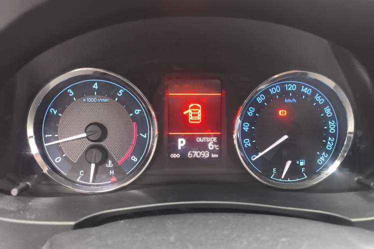 Used Toyota Corolla 2014 1.6L CVT GL-i Instrument Cluster