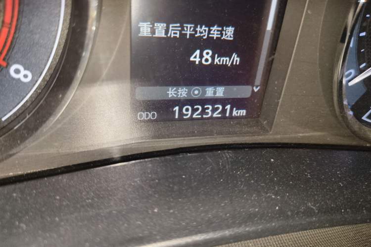 Used Toyota Corolla 2014 1.8L CVT Top-of-the-Line Version Odometer Close Up
