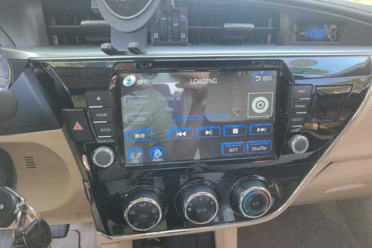 Used Toyota Corolla 2014 1.6L Manual GL Audio And AC Panel
