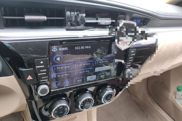 Used Toyota Corolla 2014 1.6L Manual GL Audio And AC Panel