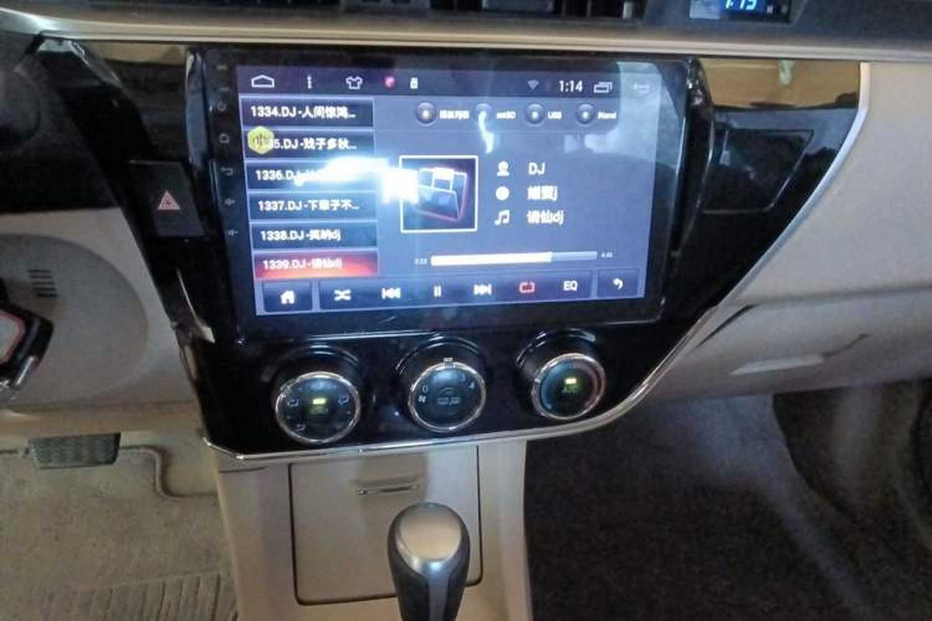 Used Toyota Corolla 2014 1.6L CVT GL Audio And AC Panel