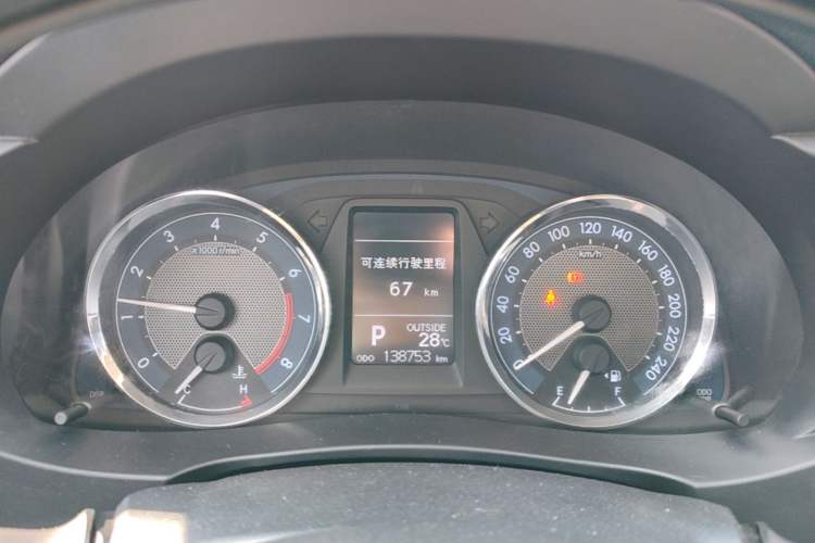 Used Toyota Corolla 2014 1.6L CVT GL-i Leather Edition Instrument Cluster