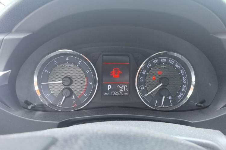 Used Toyota Corolla 2014 1.6L CVT GL-i Leather Edition Instrument Cluster