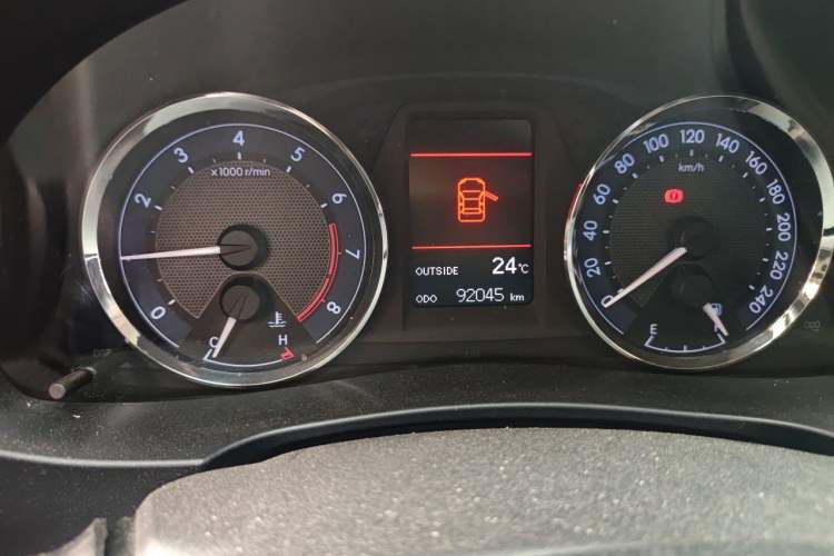 Used Toyota Corolla 2014 1.6L Manual GL-i Leather Edition Odometer Close Up