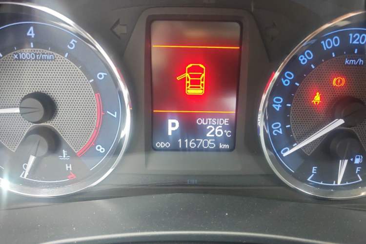 Used Toyota Corolla 2014 1.6L CVT GL-i Leather Edition Odometer Close Up