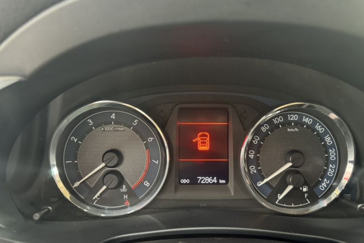 Used Toyota Corolla 2014 1.6L Manual GL-i Odometer Close Up