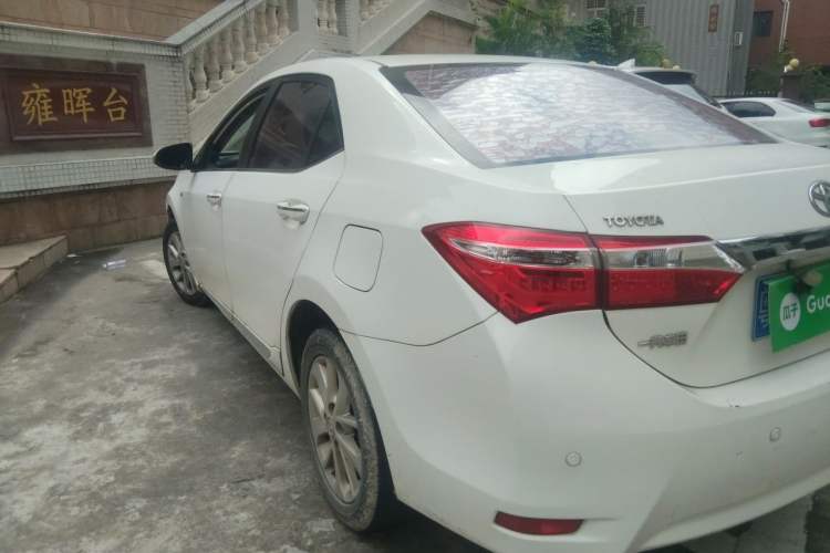 Used Toyota Corolla 2014 1.6L CVT GL-i Leather Edition Rear Left 45 Deg