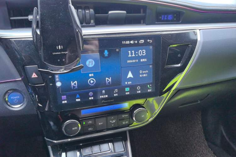 Used Toyota Corolla 2016 Dual-Engine 1.8L E-CVT Pioneer Edition Audio And AC Panel