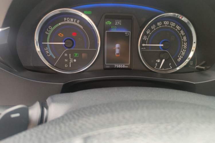 Used Toyota Corolla 2016 Dual-Engine 1.8L E-CVT Leading Edition Odometer Close Up