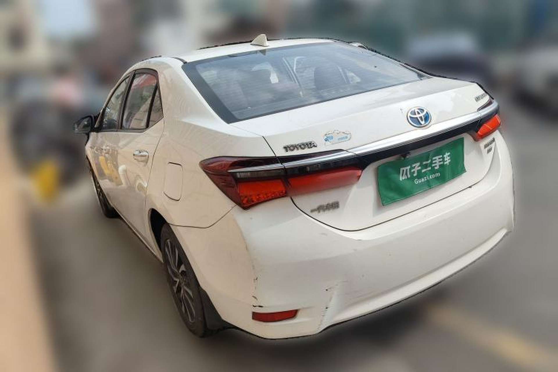 Used Toyota Corolla 2016 Dual-Engine 1.8L E-CVT Leading Edition Rear Left 45 Deg