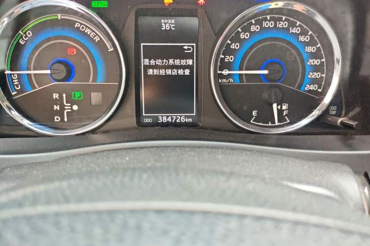 Used Toyota Corolla 2017 Revised Dual-Engine 1.8L E-CVT Elite Edition Odometer Close Up