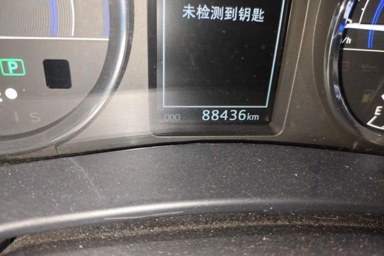 Used Toyota Corolla 2017 Revised Dual-Engine 1.8L E-CVT Elite Edition Odometer Close Up