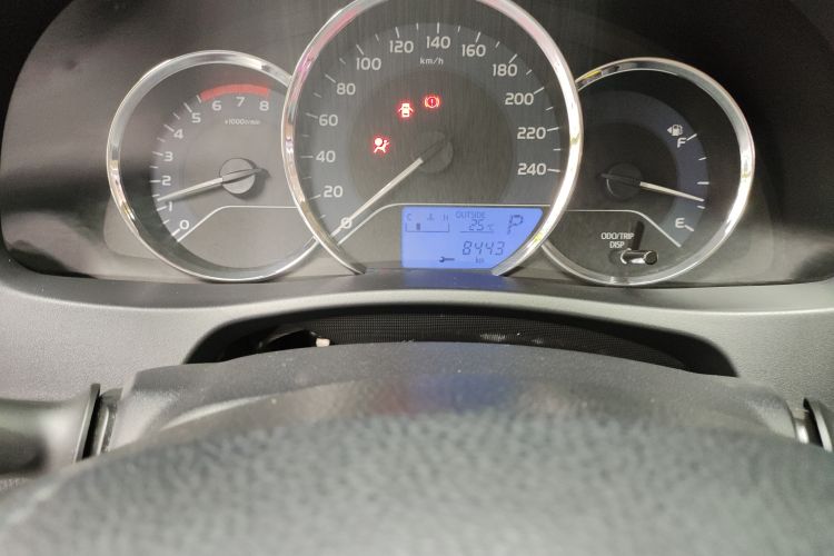 Used Toyota Corolla 2017 Revised Version 1.2T S-CVT GL Odometer Close Up
