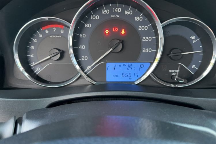 Used Toyota Corolla 2017 Revised Version 1.2T S-CVT GL Odometer Close Up