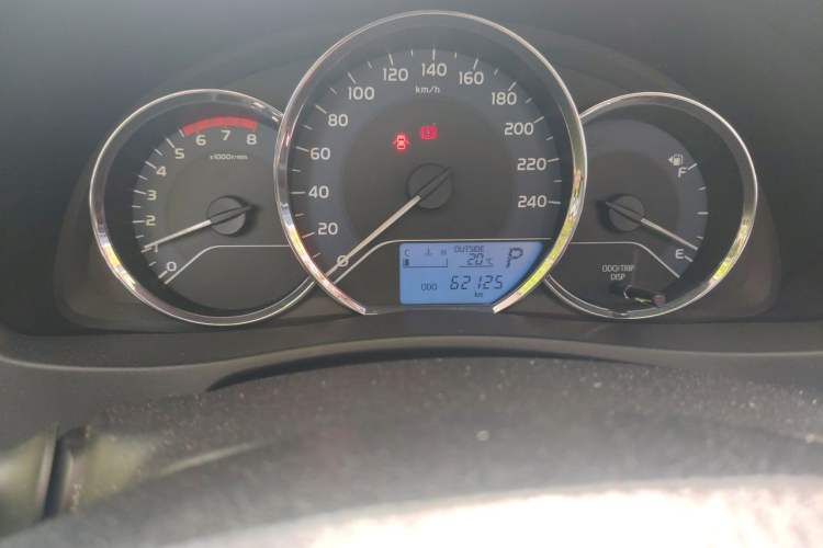 Used Toyota Corolla 2017 Revised Version 1.2T S-CVT GL Odometer Close Up