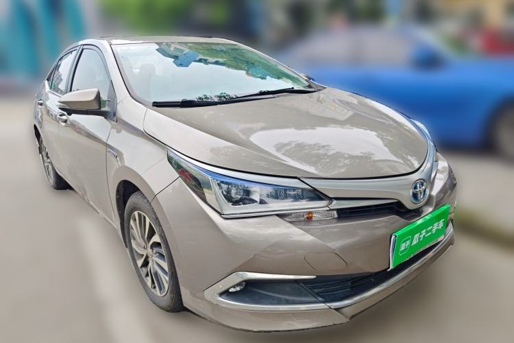 Used Toyota Corolla 2017 Revised Dual-Engine 1.8L E-CVT Leading Edition Front Right 45 Deg
