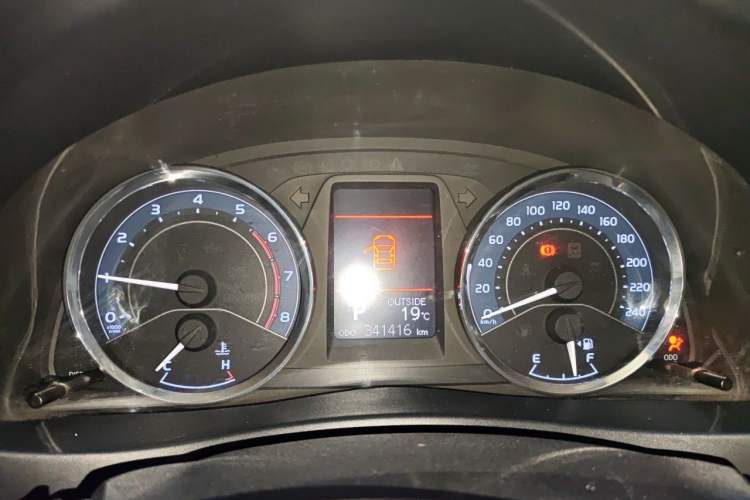 Used Toyota Corolla 2017 Revised Version 1.2T S-CVT GL-i Instrument Cluster