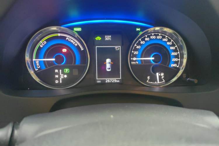 Used Toyota Corolla 2017 Revised Dual-Motor 1.8L E-CVT Pioneer Edition Odometer Close Up