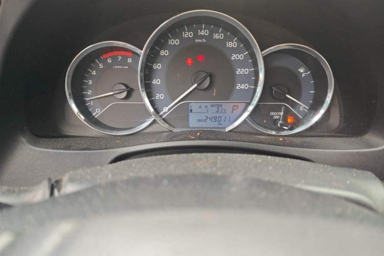 Used Toyota Corolla 2017 Revised Version 1.2T S-CVT GL Odometer Close Up