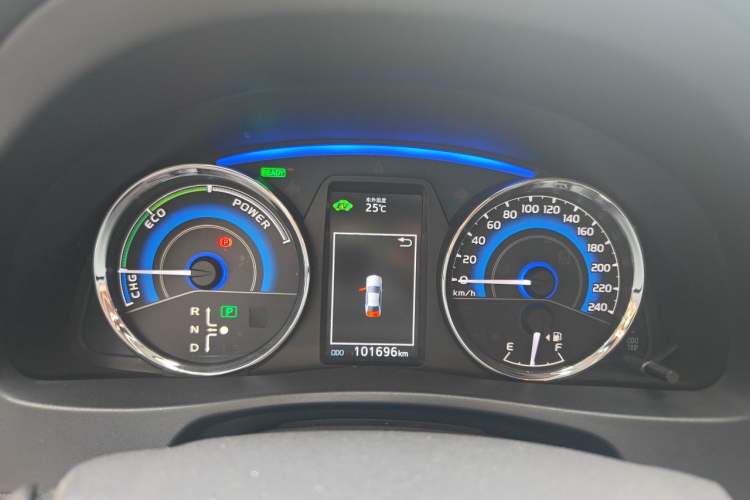 Used Toyota Corolla 2017 Revised Dual-Engine 1.8L E-CVT Elite Edition Odometer Close Up