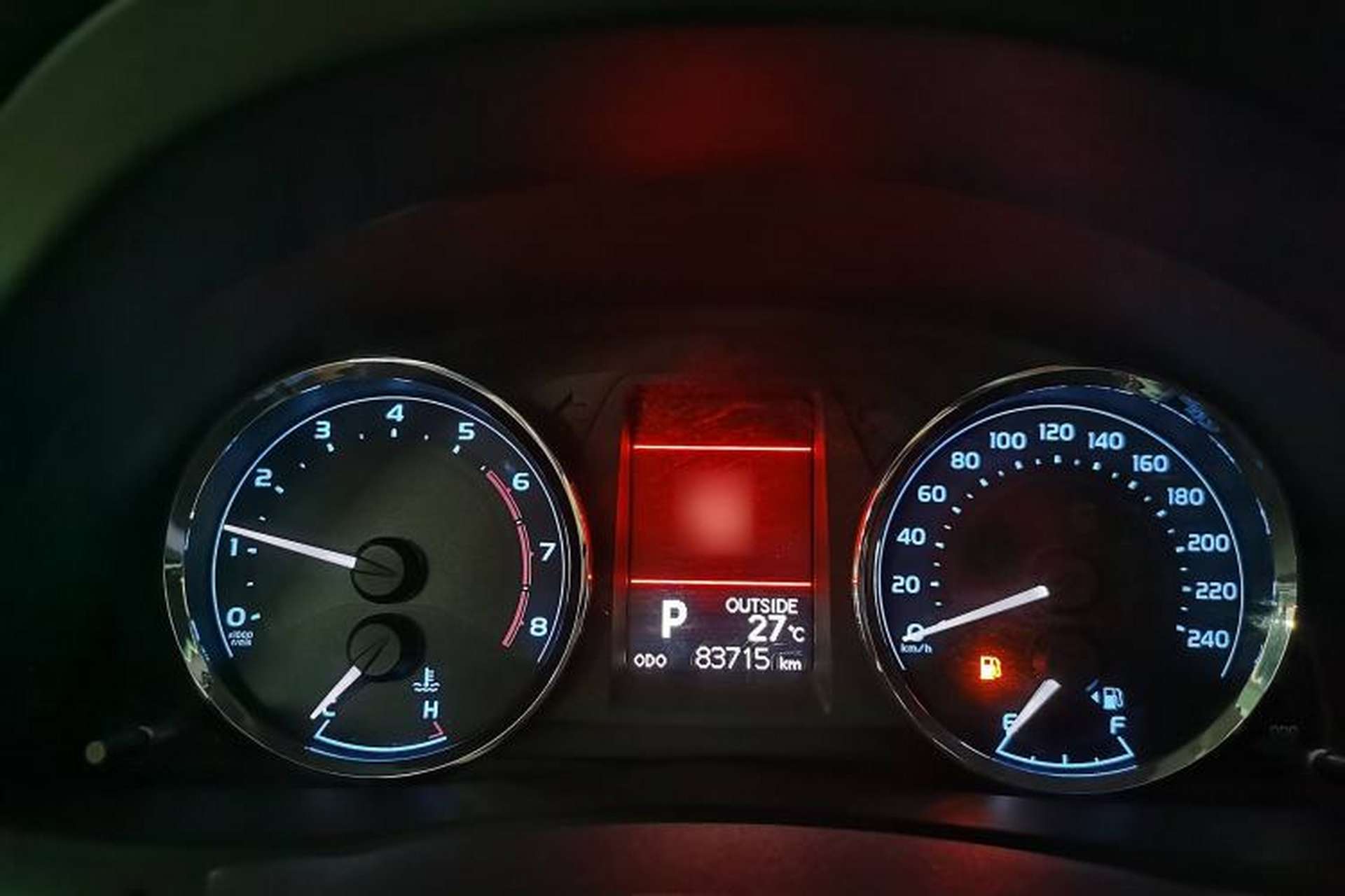 Used Toyota Corolla 2017 Revised Version 1.2T S-CVT GL-i Instrument Cluster