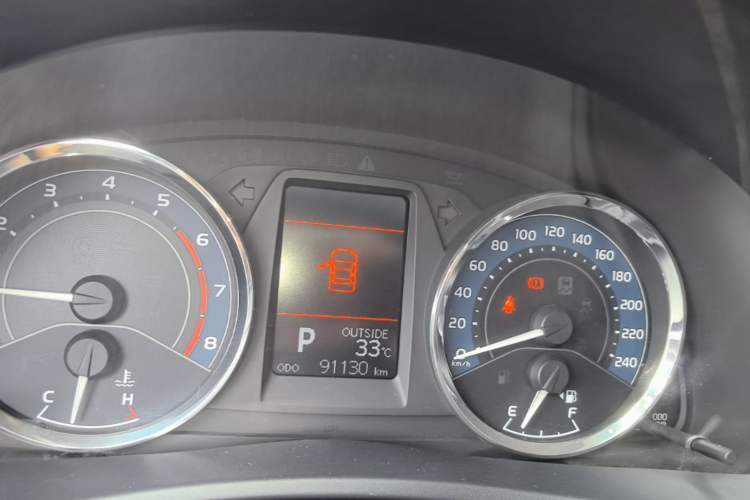 Used Toyota Corolla 2017 Revised Version 1.2T S-CVT GL-i Instrument Cluster