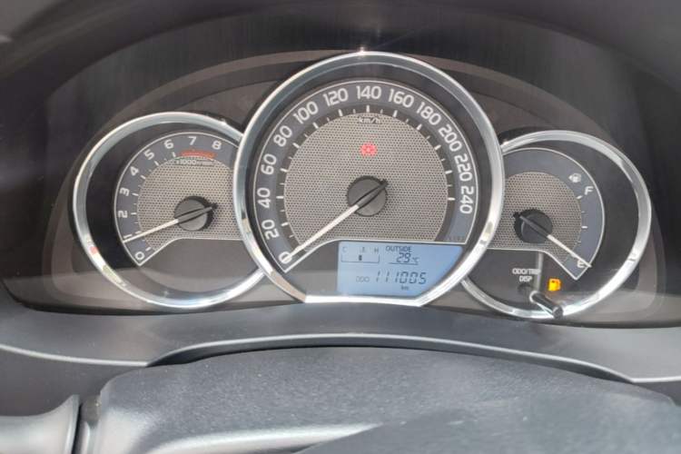 Used Toyota Corolla 2017 Revised Version 1.6L Manual GL Instrument Cluster