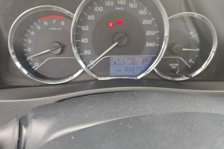 Used Toyota Corolla 2017 Revised Version 1.2T S-CVT GL Odometer Close Up
