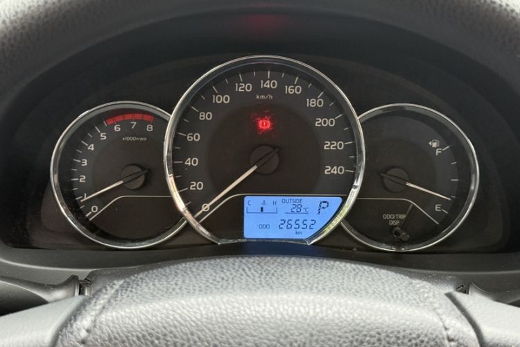 Used Toyota Corolla 2017 Revised Version 1.2T S-CVT GL Odometer Close Up