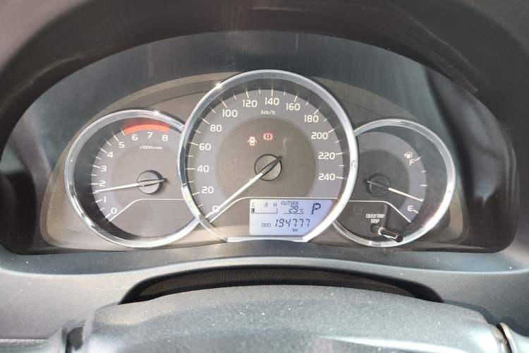 Used Toyota Corolla 2017 Revised Version 1.2T S-CVT GL Instrument Cluster