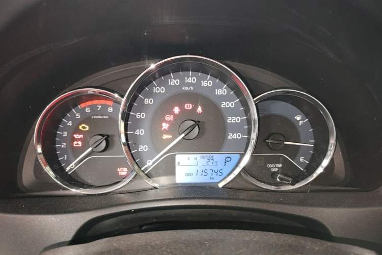 Used Toyota Corolla 2017 Revised Version 1.2T S-CVT GL Instrument Cluster