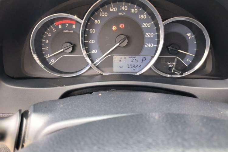 Used Toyota Corolla 2017 Revised Version 1.2T S-CVT GL Odometer Close Up
