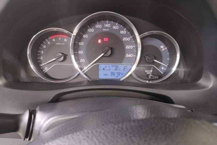 Used Toyota Corolla 2017 Revised Version 1.2T S-CVT GL Odometer Close Up