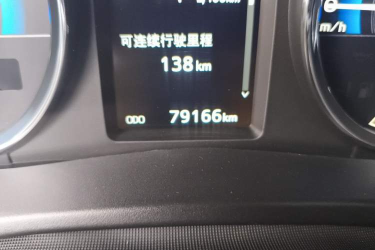 Used Toyota Corolla 2017 Revised Dual-Engine 1.8L E-CVT Elite Edition Odometer Close Up
